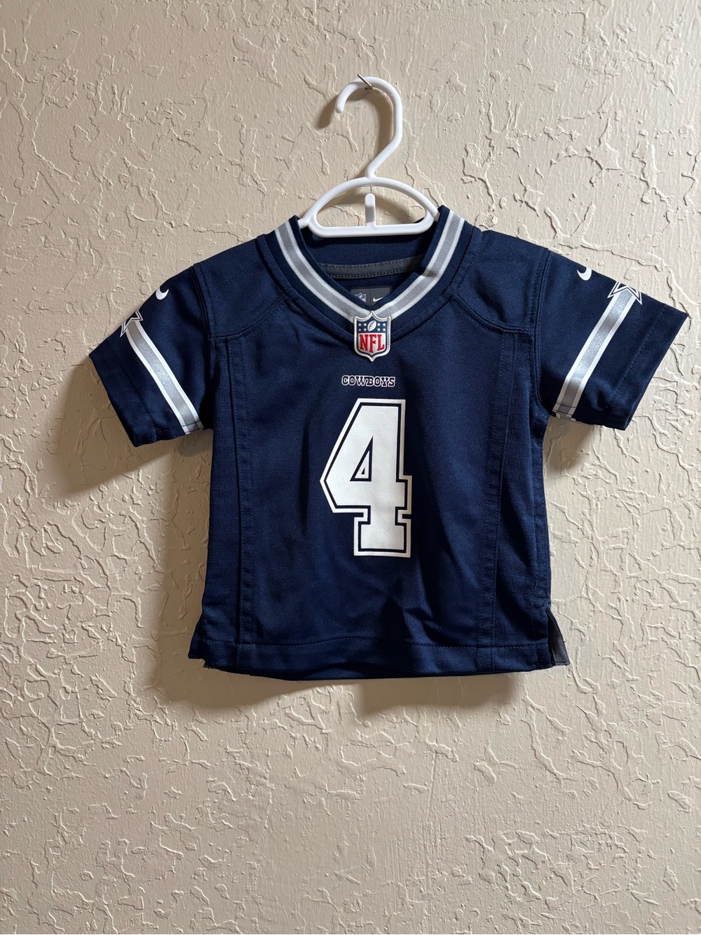 NFL Kids Dallas Cowboys Navy #4 Jersey